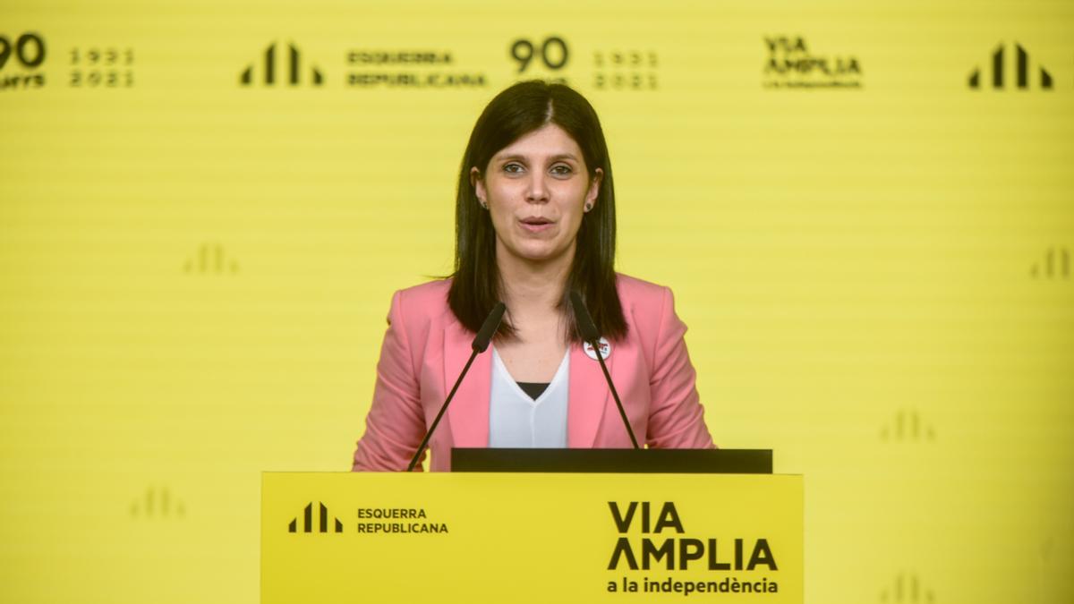 Marta Vilalta (ERC) pide un "gesto de responsabilidad y confianza" a Juntos por invertir Pere Aragonés martes, pero admite que "seguramente" la segunda vuelta volverá a ser una "oportunidad perdida"