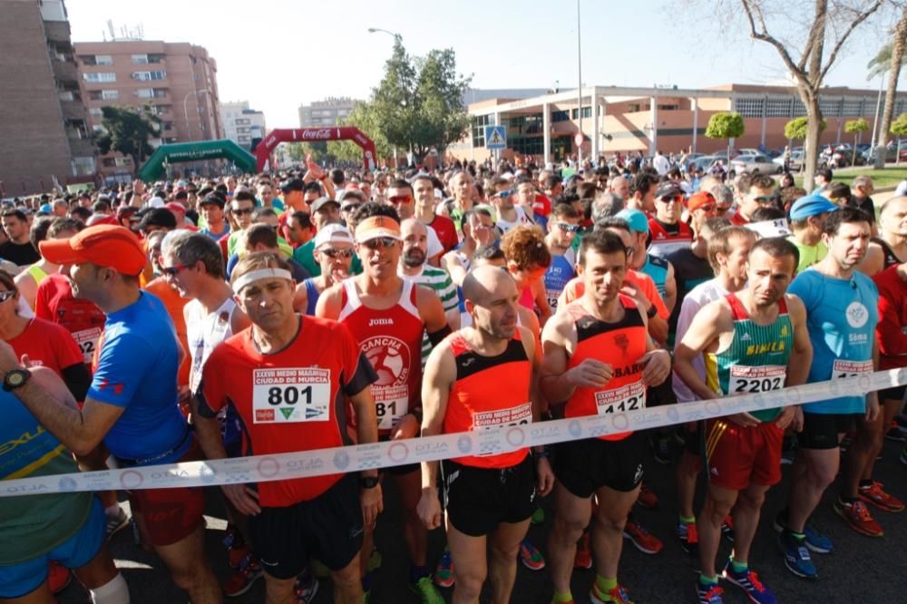 Media Maratón de Murcia: Ambiente en la salida