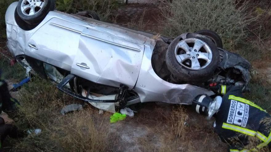 Así ha quedado el vehículo accidentado.