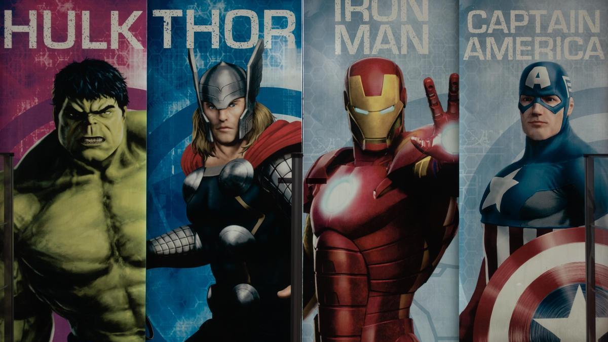 Algunos de los superhéroes de Marvel objeto del estudio.