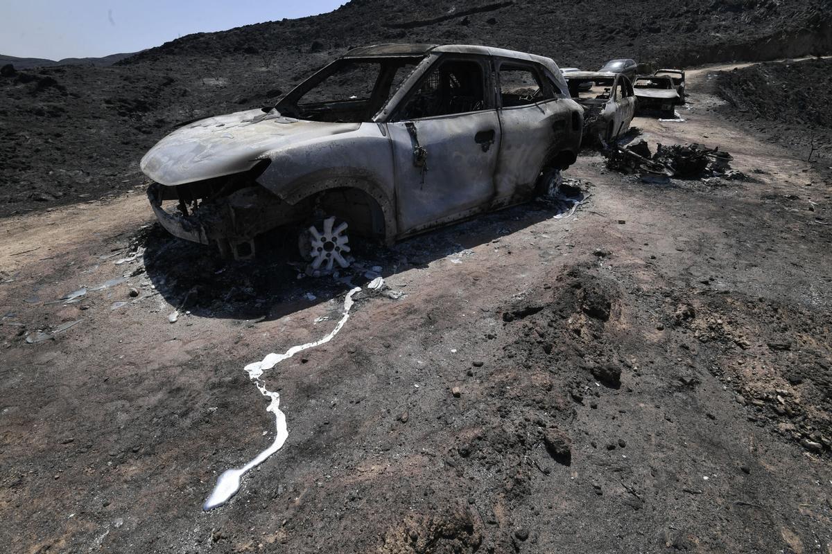 Incendio de Los Gallardos, en imágenes