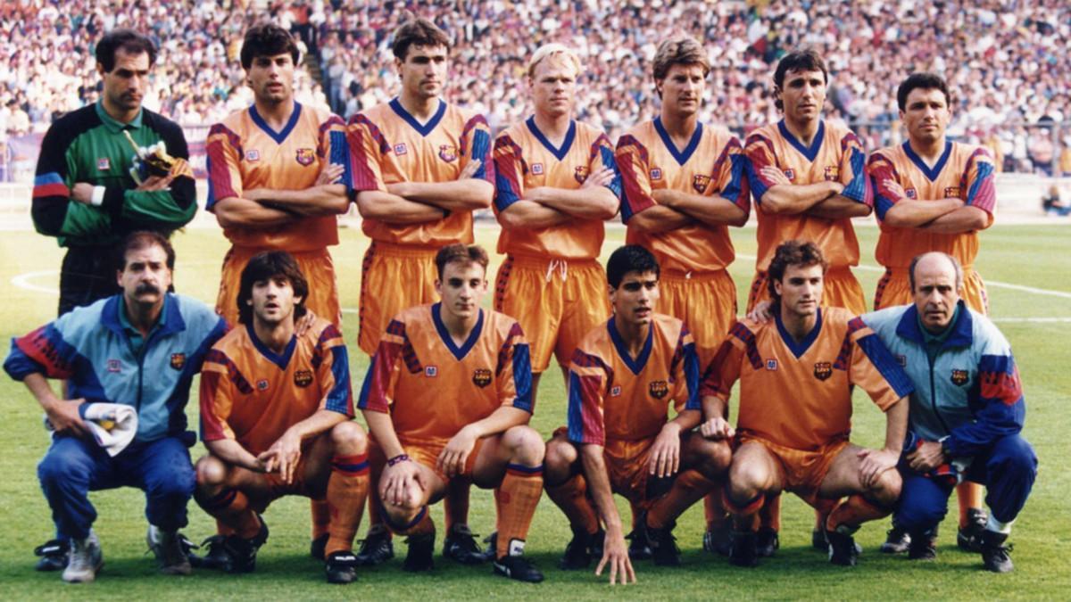 Este fue el equipo que presentó el FC Barcelona en Wembley y logró la primera Copa de Europa para la entidad