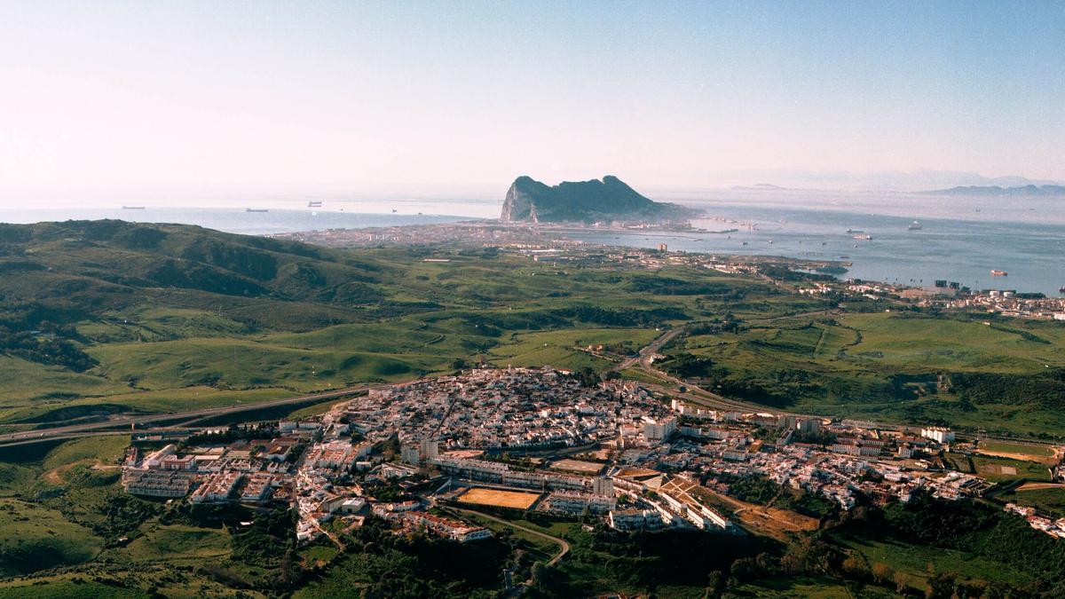 Vista aérea de la localidad de San Roque, en la provincia de Cádiz, que dedica uno de sus parques a María Domínguez.