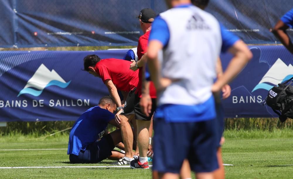 Murillo se retira lesionado del entrenamiento