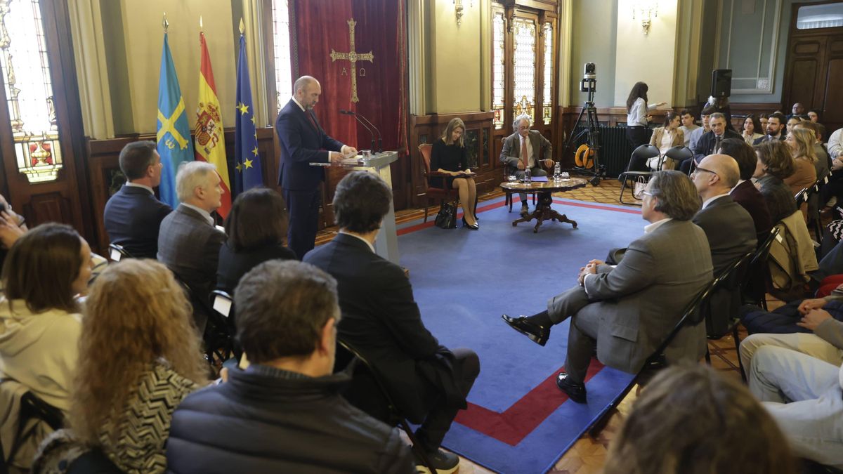 Un momento del acto en la Junta.