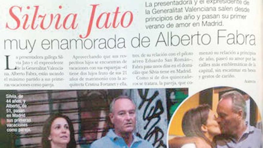 Fabra y Silvia Jato ya no esconden su amor en Madrid