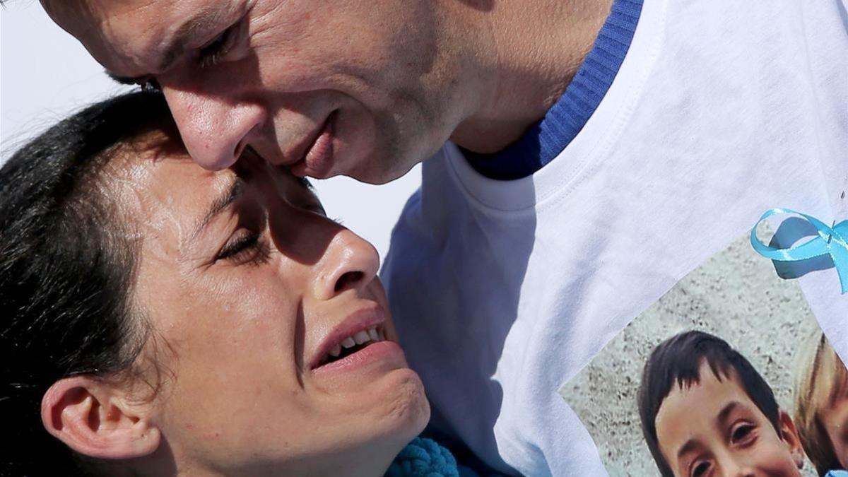 Patricia y Ángel, los padres de Gabriel Cruz.