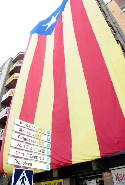 L'arribada dels participants a la Diada de Berga