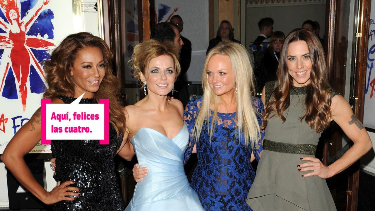 Las cuatro Spice Girls sin Victoria Beckham