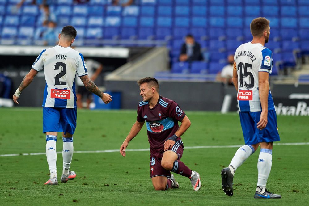 Las mejores imágenes del partido entre Espanyol y Celta de Vigo