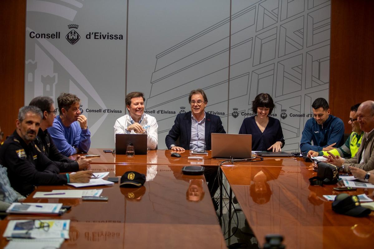 Imagen de la reunión de seguridad.