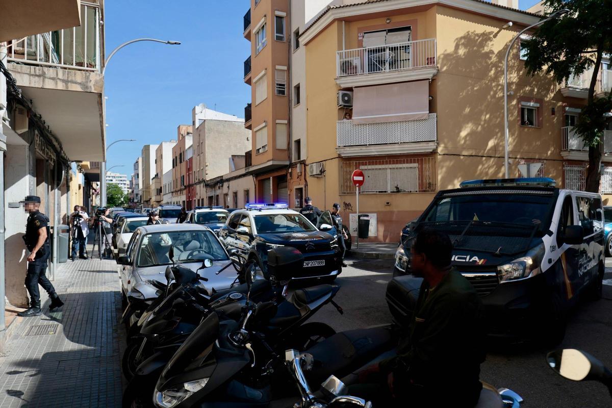 Gran operación contra el tráfico de heroína en varios pisos de Son Gotleu, en Palma Gran operación contra el tráfico de heroína en varios pisos de Son Gotleu, en Palma