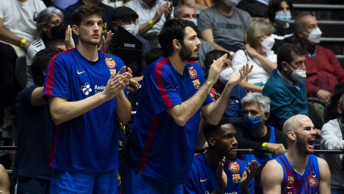 Álex Abrines, en una foto reciente, durante las semifinales de la Copa del Rey de baloncesto.