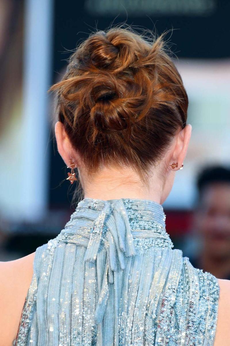Emma Stone, con un recogido diferente