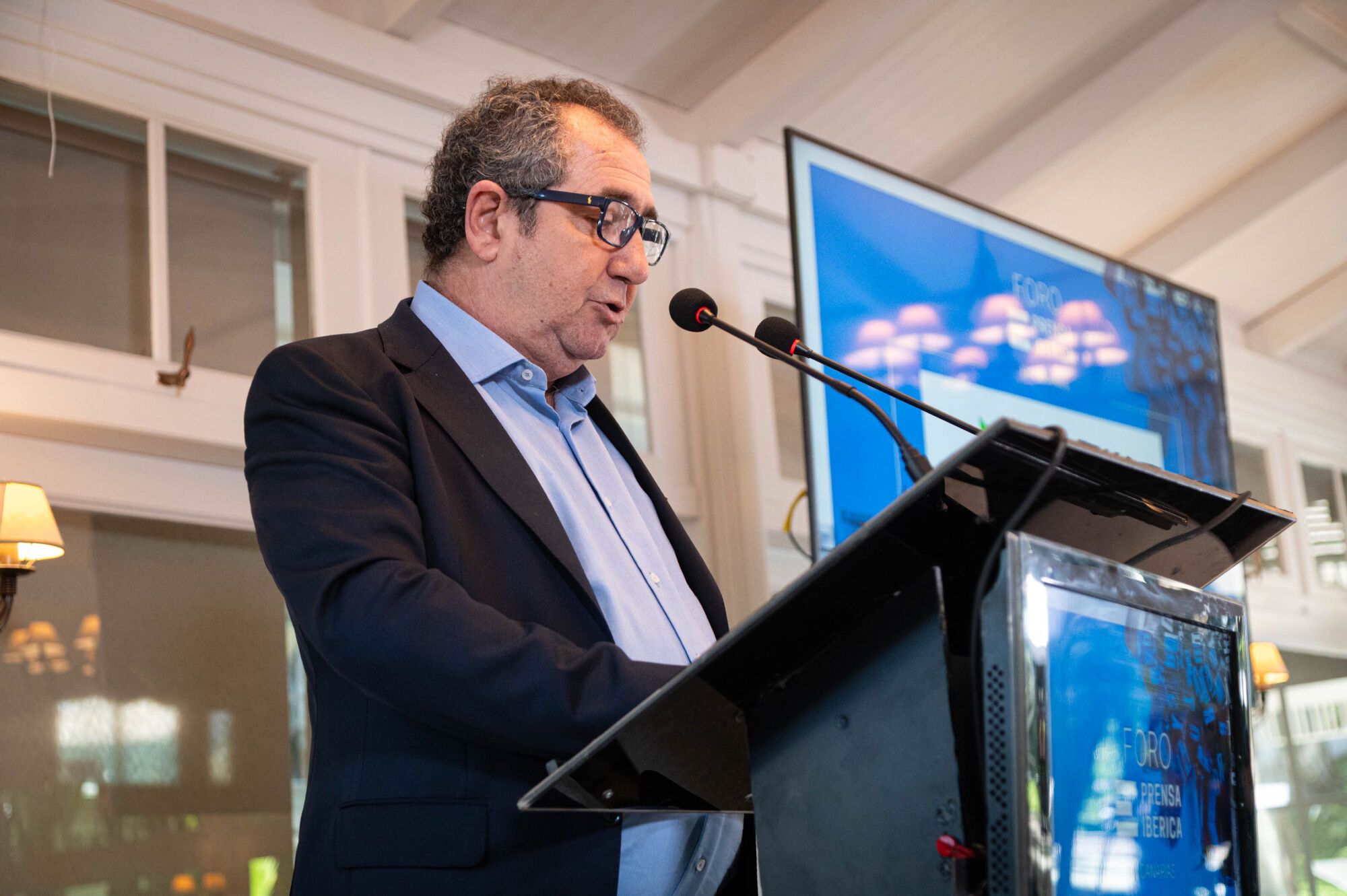 Foro de El Día y La Provincia con el consejero de Transición Ecológica y Energía, Mariano Hernández Zapata.

