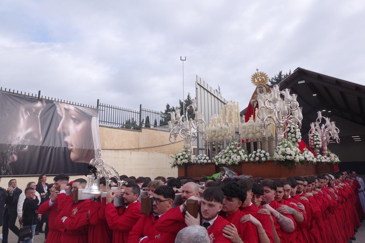 Trono de Jesús de Medinaceli el viernes 27 de marzo de 2026 en Málaga