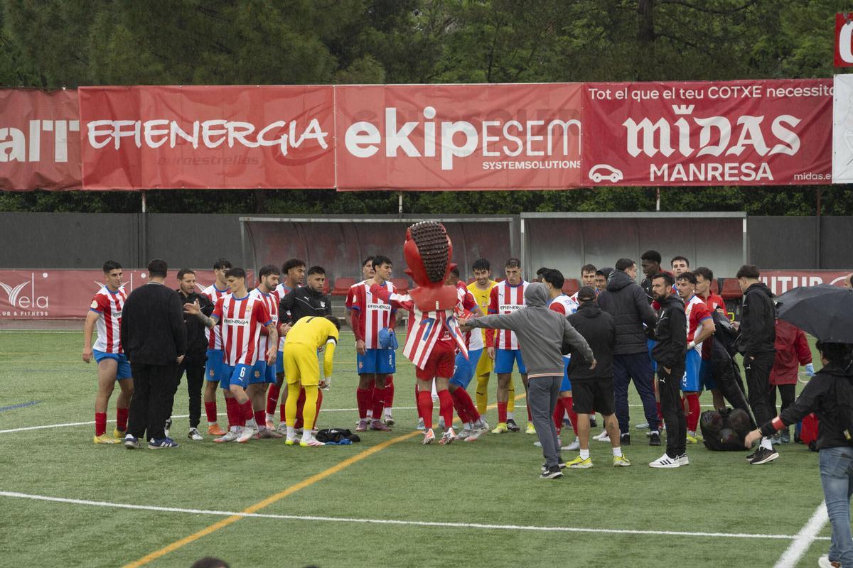 Així ha celebrat el CE Manres el títol de Lliga
