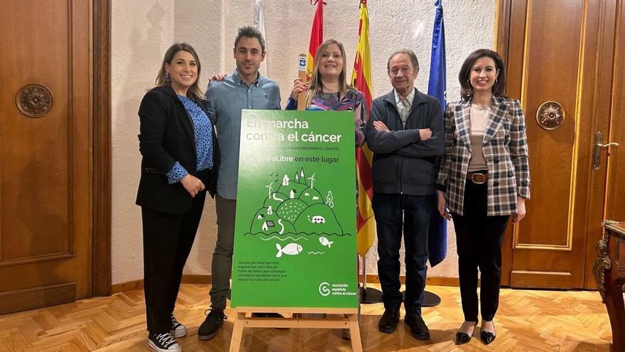 La AECC y el Ayuntamiento de Ejea promueven la iniciativa con la colaboración de Acvaar y el Consejo de Salud. | SERVICIO ESPECIAL