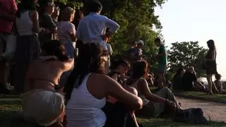 Dos mil personas sienten la "magia" del eclipse en el Castillo de Zamora