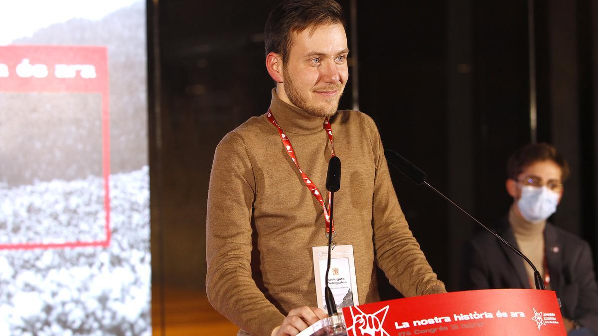 Ares Fernández, secretario general de las Juventudes Socialistas de Baleares.