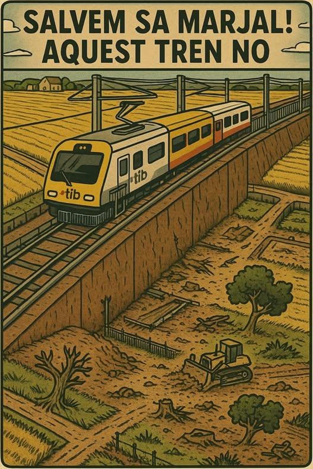 Ilustración que ha difundido la plataforma.