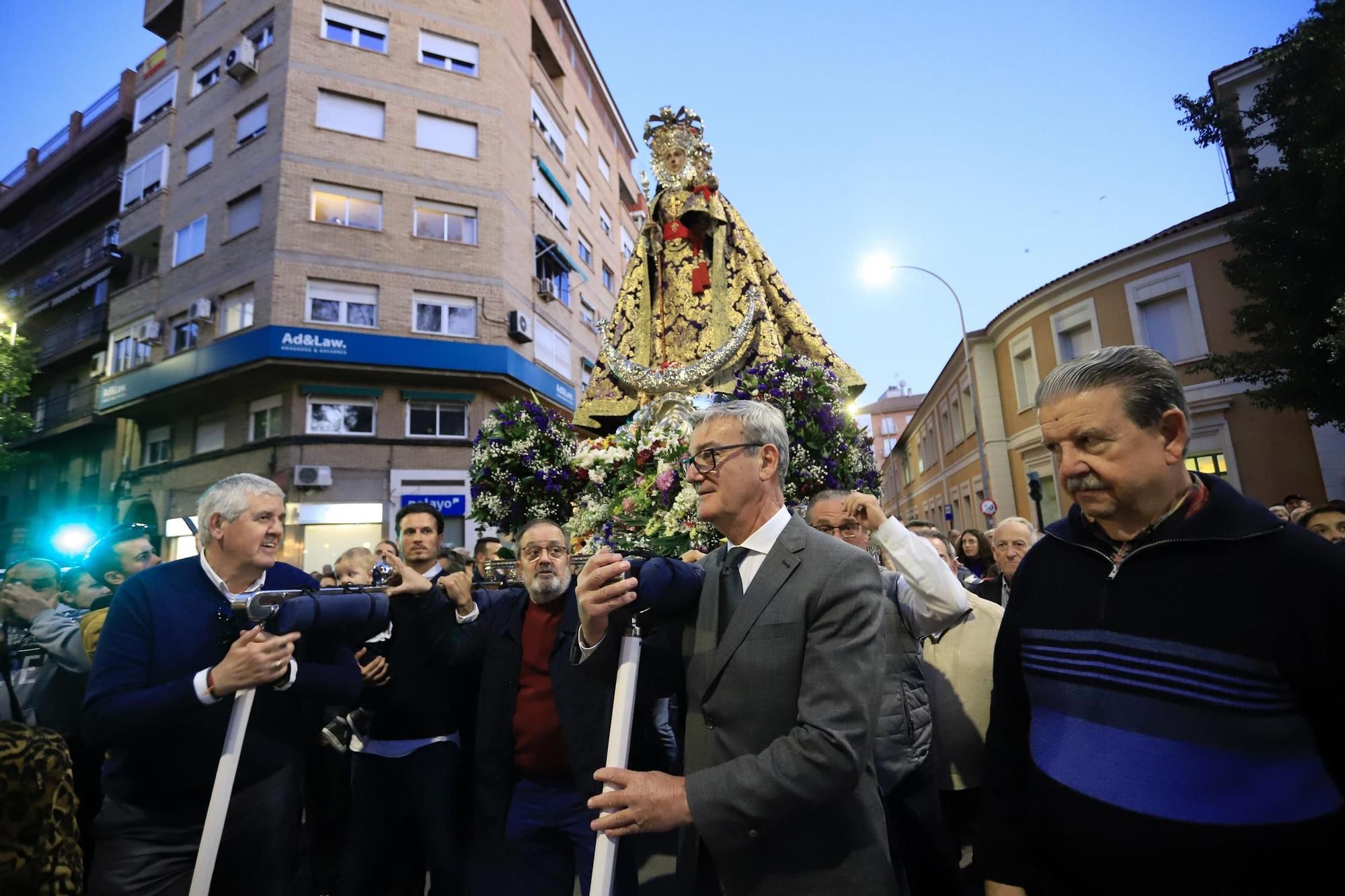 La Virgen de la Fuensanta ya descansa en la Catedral