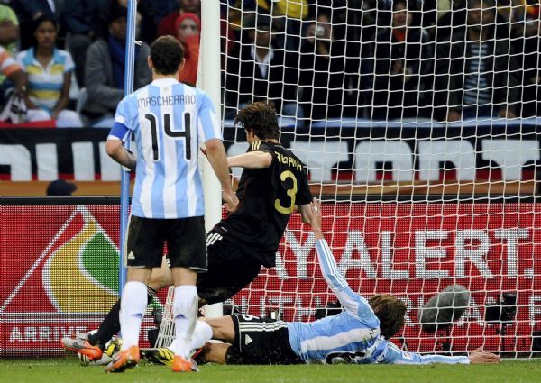 Argentina 0 - Alemania 4