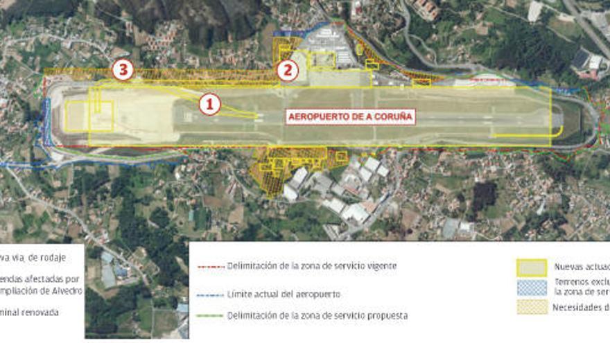 El plan director de Alvedro prevé ampliar la terminal y una inversión de 137 millones