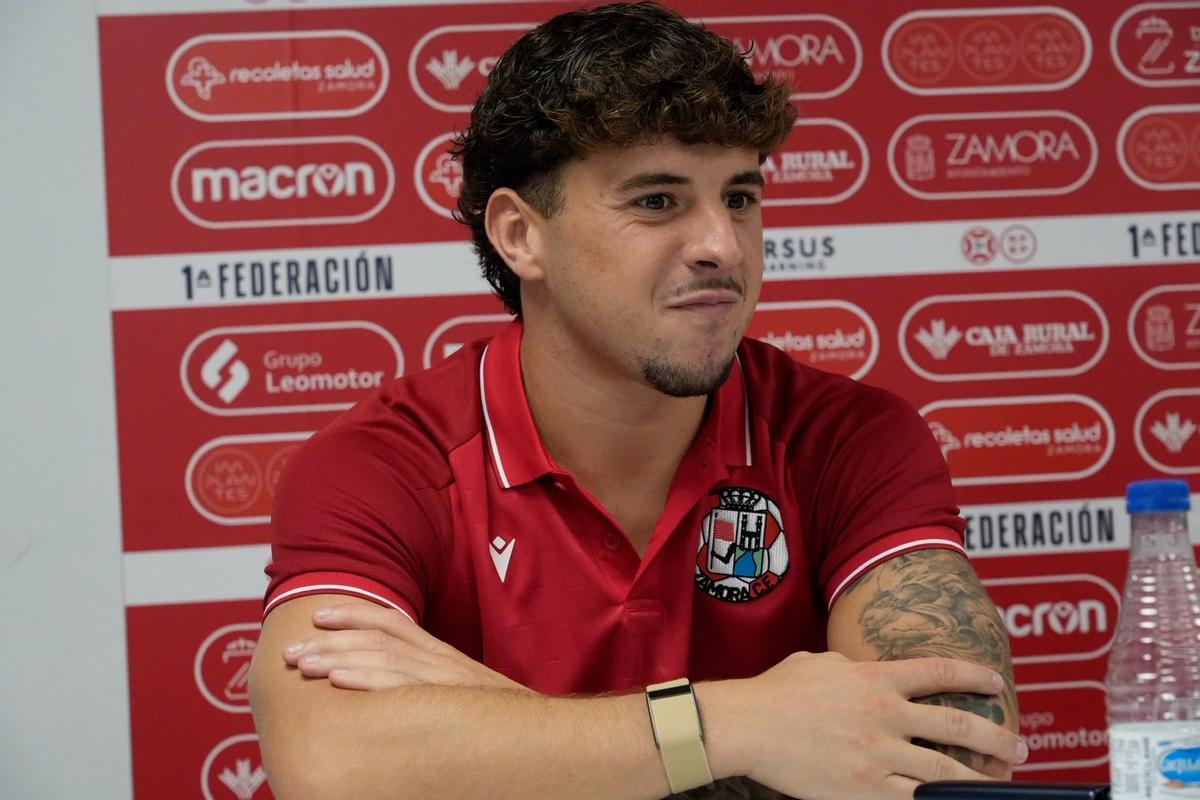 Izan Yurrieta, jugador del Zamora CF