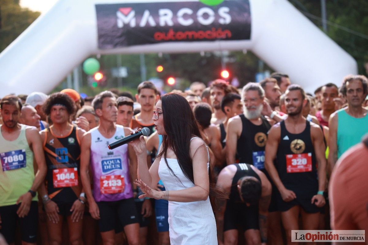Las mejores imágenes de la carrera nocturna de Murcia