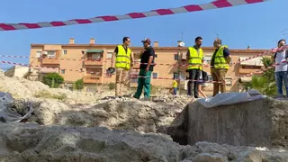 Encuentran en Elda parte de un convento de 1562 durante las obras de la escuela Santa Infancia