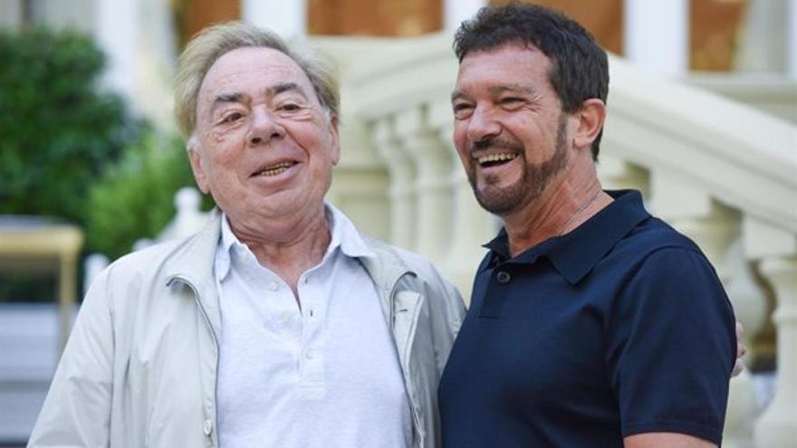 Antonio Banderas y Lloyd Webber: amigos para siempre