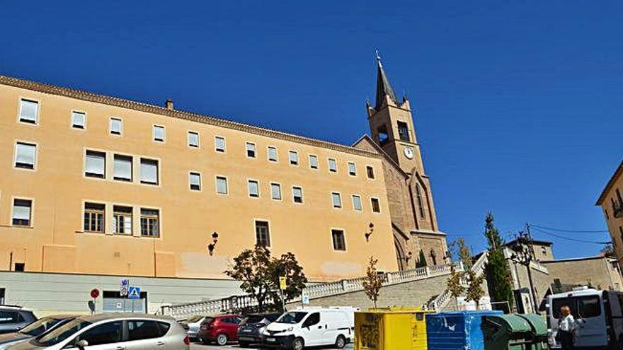 Exterior del convent de Sant Francesc, que estava tancat des del 2014 després de marxar-ne els franciscans