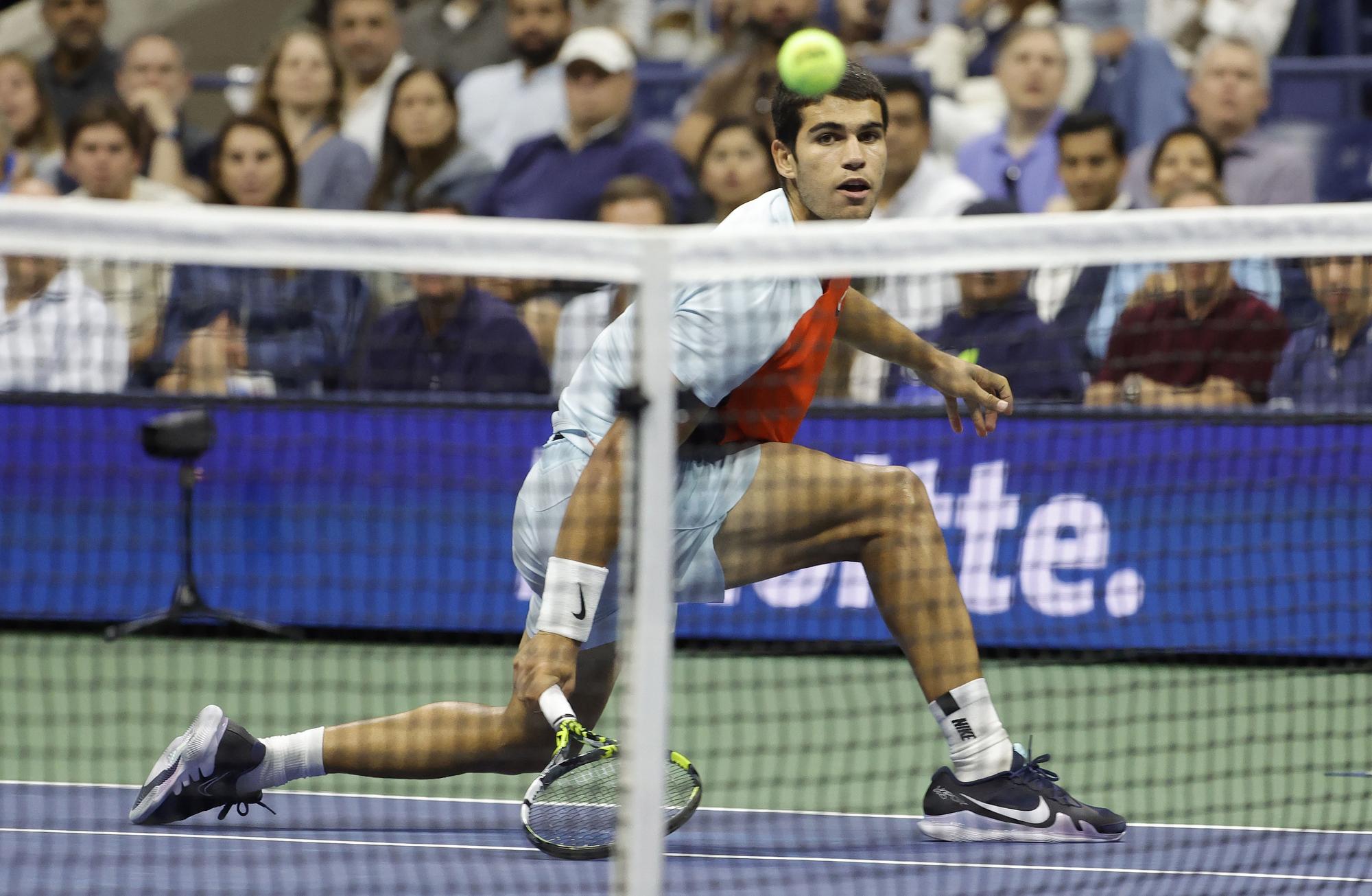 US Open, semifinal: Carlos Alcaraz - Frances Tiafoe