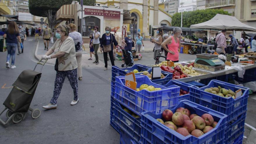 El mercadillo de Santa Pola, en una imagen de archivo