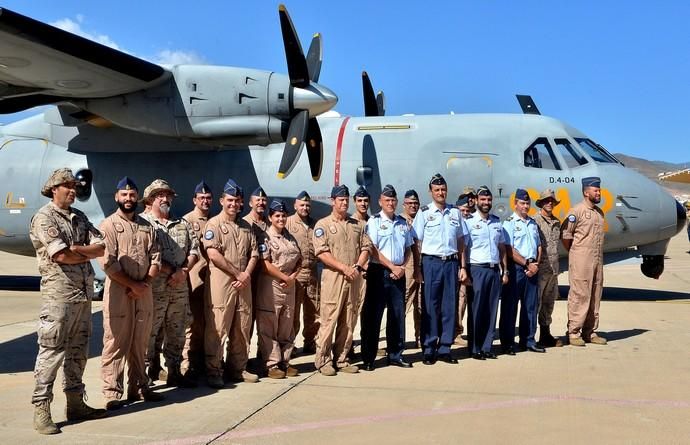 06/03/2019 BASE AEREA DE GANDO, TELDE. Acto de despedida del personal de 11º Contingente del Destacamento Grappa. (SAR). SANTI BLANCO