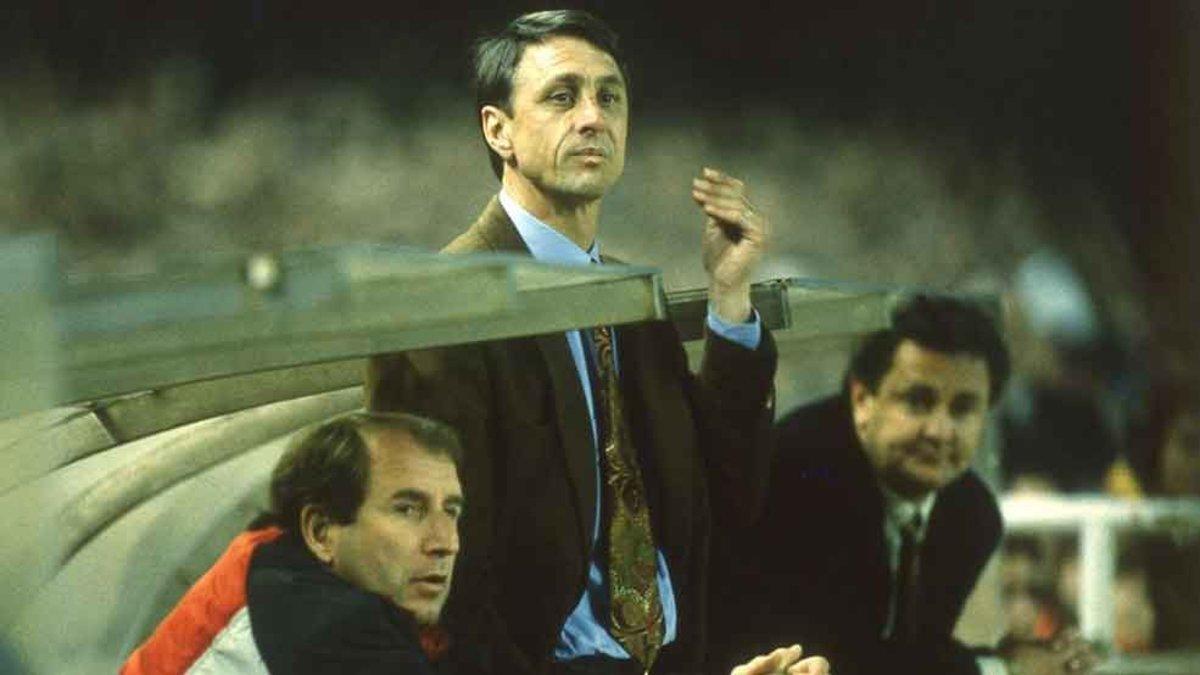 Johan Cruyff dirigió al Barça desde el banquillo entre 1988 y 1996 y dejó un gran número de anécdotas