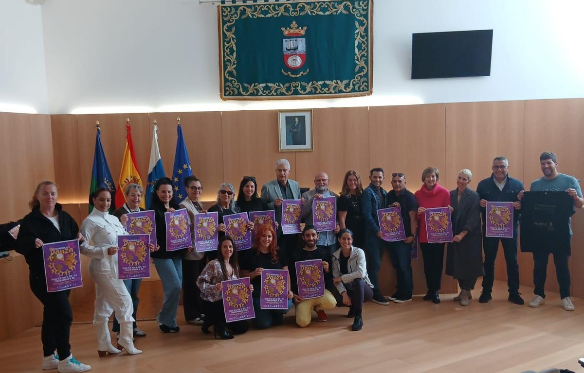 Presentación, en el Ayuntamiento de Tías, del Día Internacional de la Danza