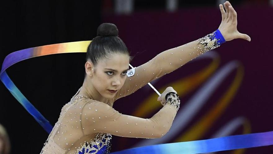 Polina Berezina, durante el Europeo del año pasado en Budapest