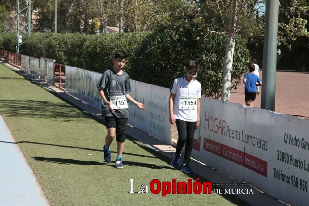 Final Cross Escolar de Lorca . Alevín masculino