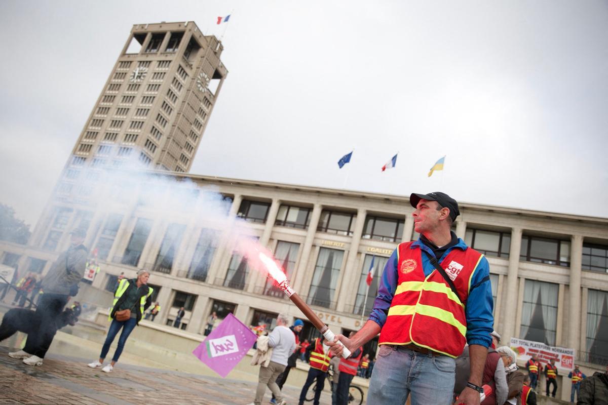 Huelga intersectorial en Francia para reclamar subidas salariales