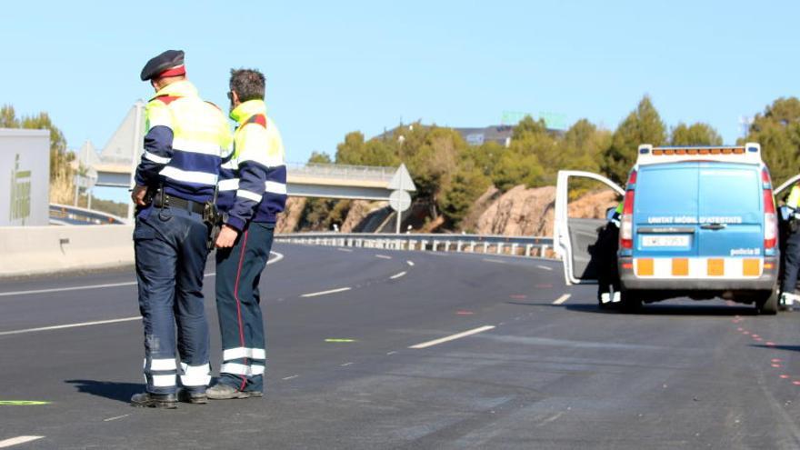 Punt on va morir un motorista a l&#039;A-2