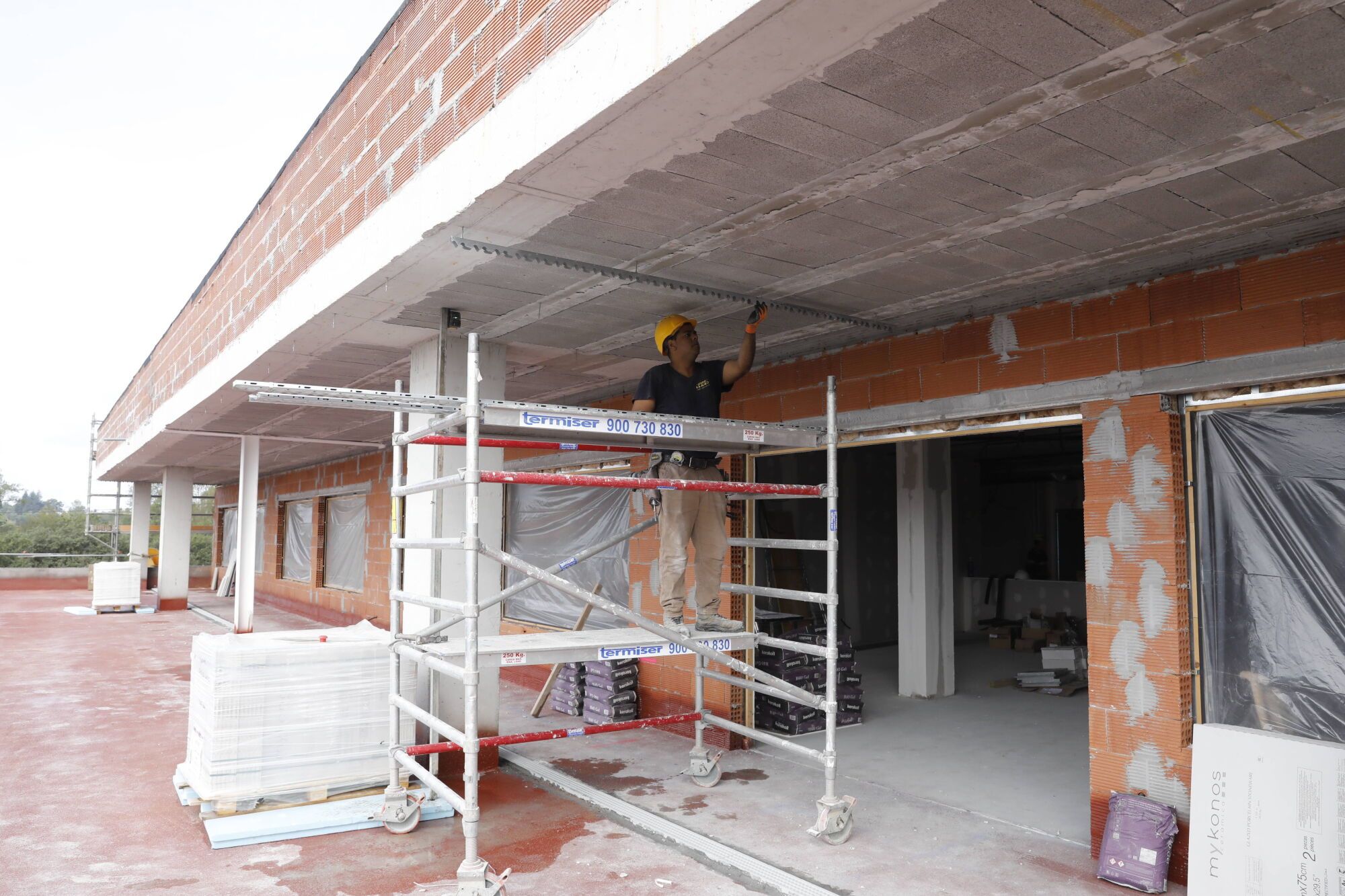 Oviedo, Latores. Obras nuevo pabellón de ASPACE