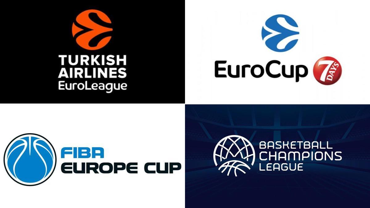 Las 4 competiciones continentales de baloncesto