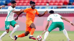 Kessie, con la camiseta de la selección de Costa de Marfil