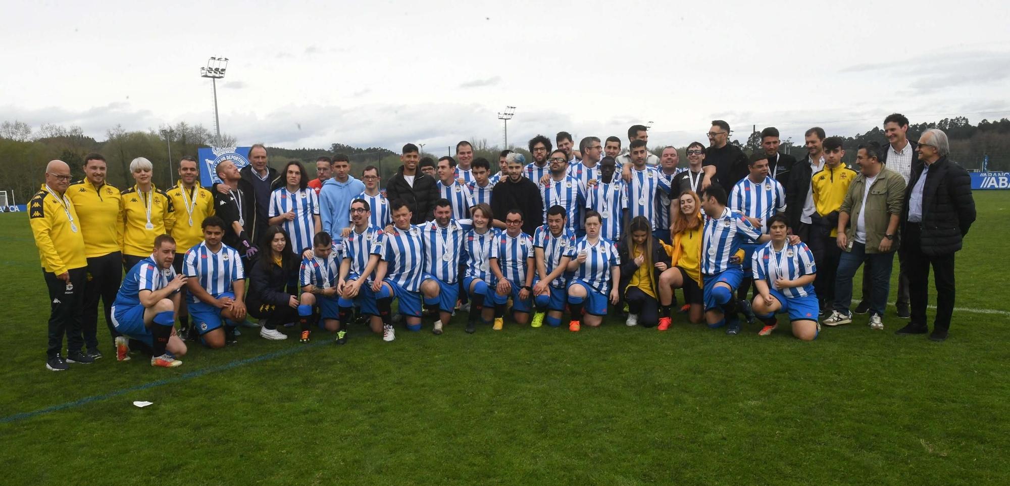 Entrega de medallas LaLiga Genuine: Abegondo acoge 36 partidos en un fin de semana