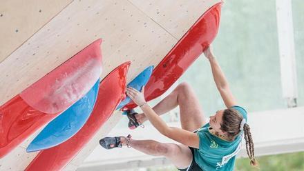 Aída Torres, referente en el búlder nacional.