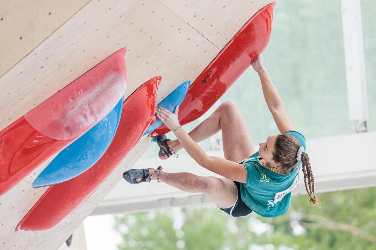 Aída Torres, referente en el búlder nacional.