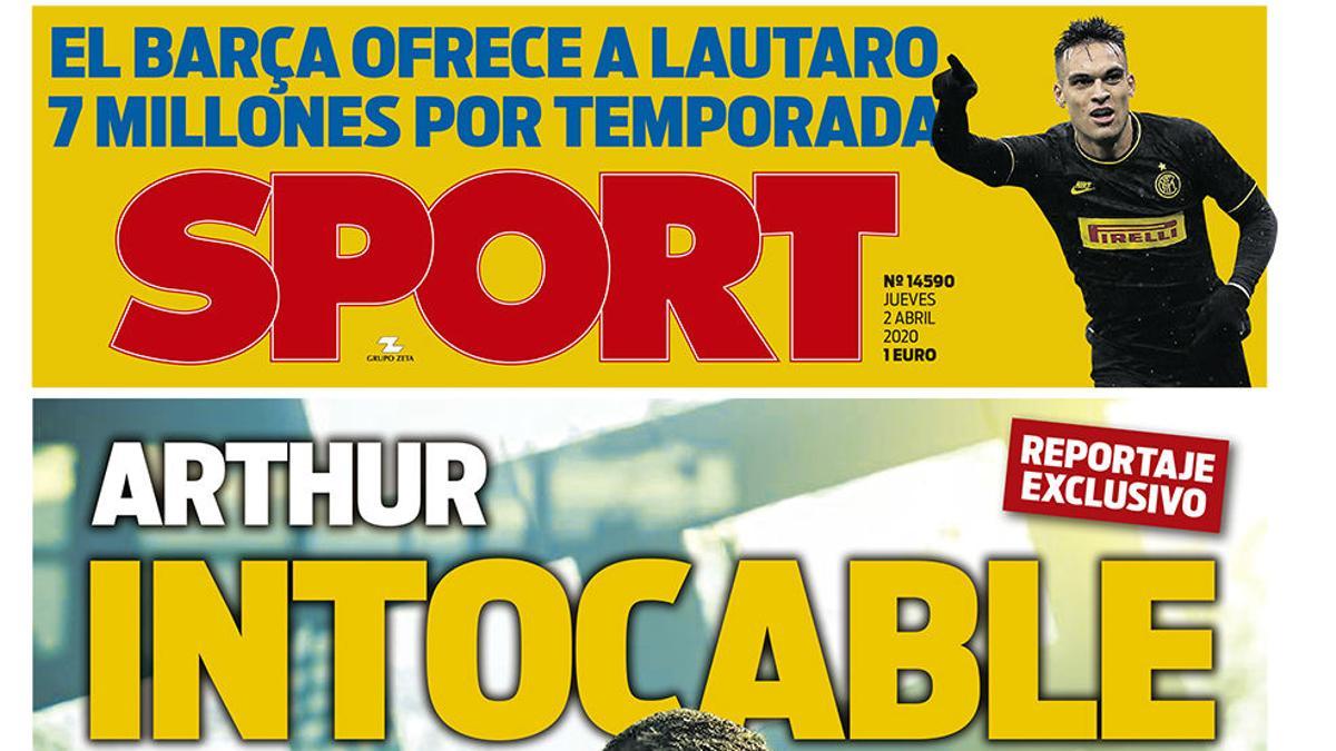 La portada de hoy