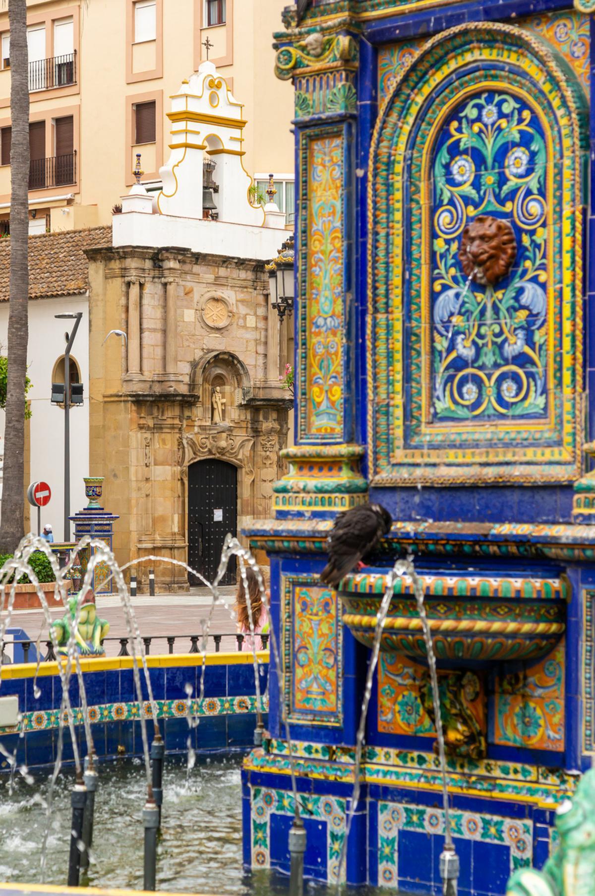 Capilla de Europa en la Plaza Alta de Algeciras. Edificio barroco del siglo XVIII con una aguja a dos aguas